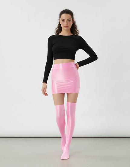 Jupe Crayon Latex