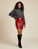 Jupe Crayon Rouge