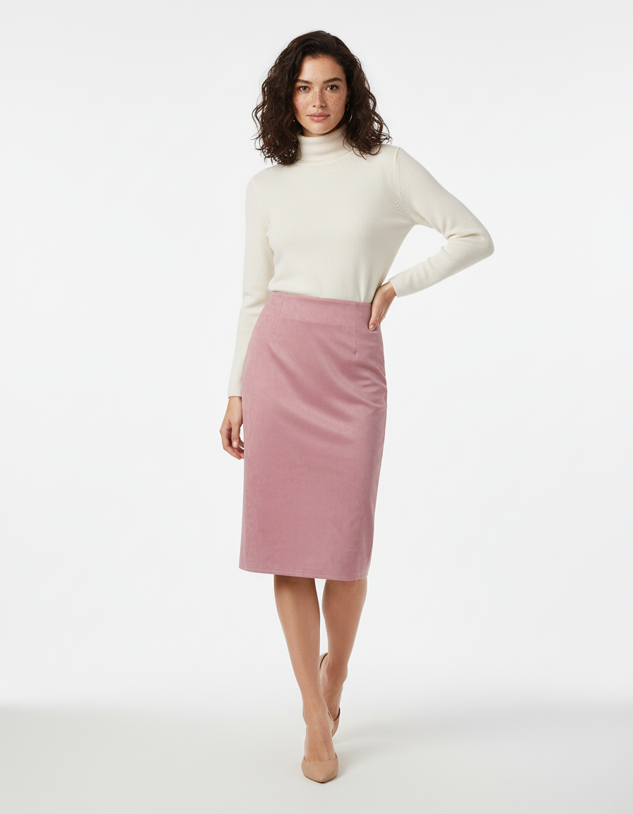 Jupe Crayon Velours