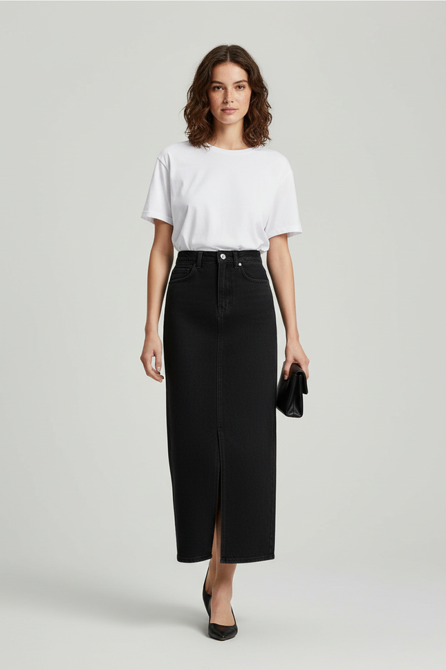 Jupe Jean Crayon Femme