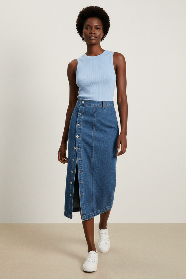 Jupe Crayon Longue Jean