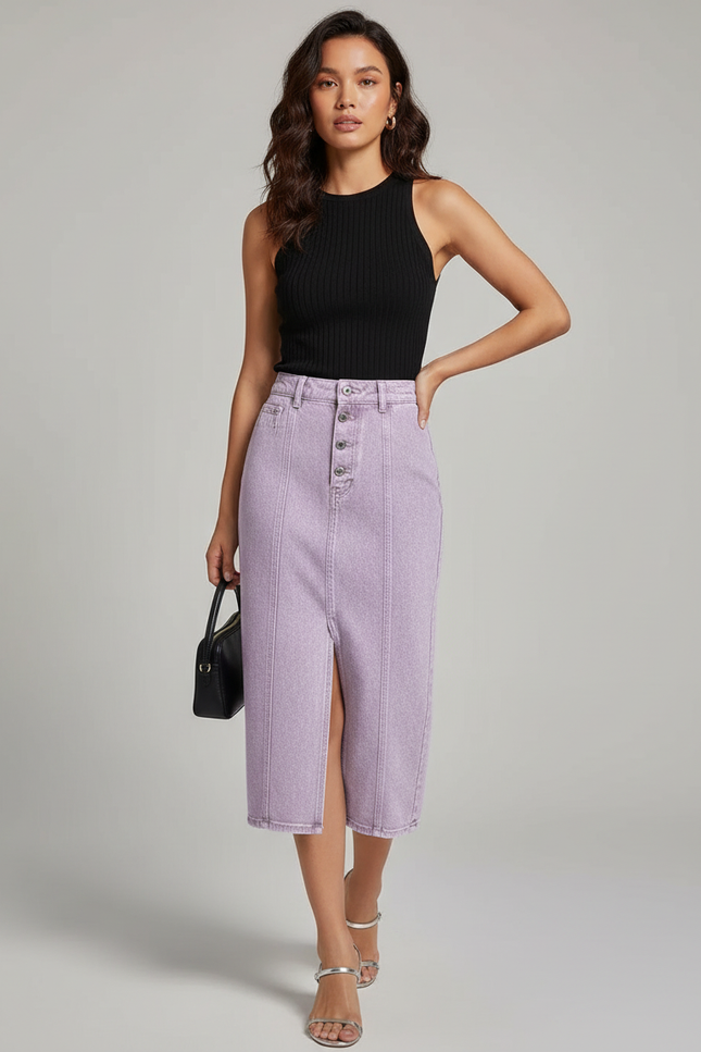 Jupe Crayon En Jean Femme