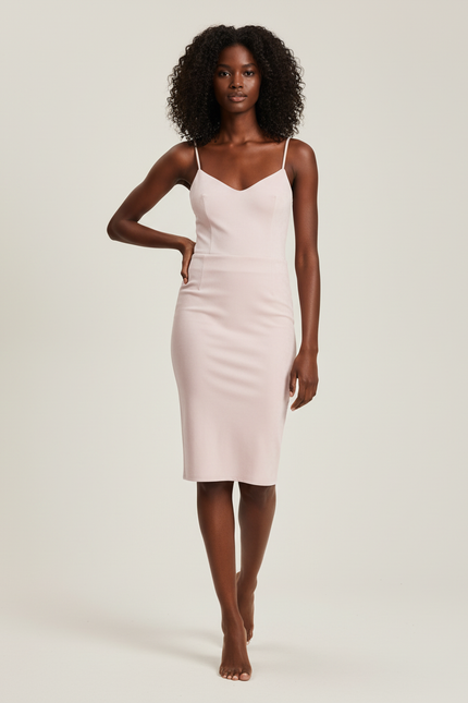 Jupe Crayon Rose Pastel