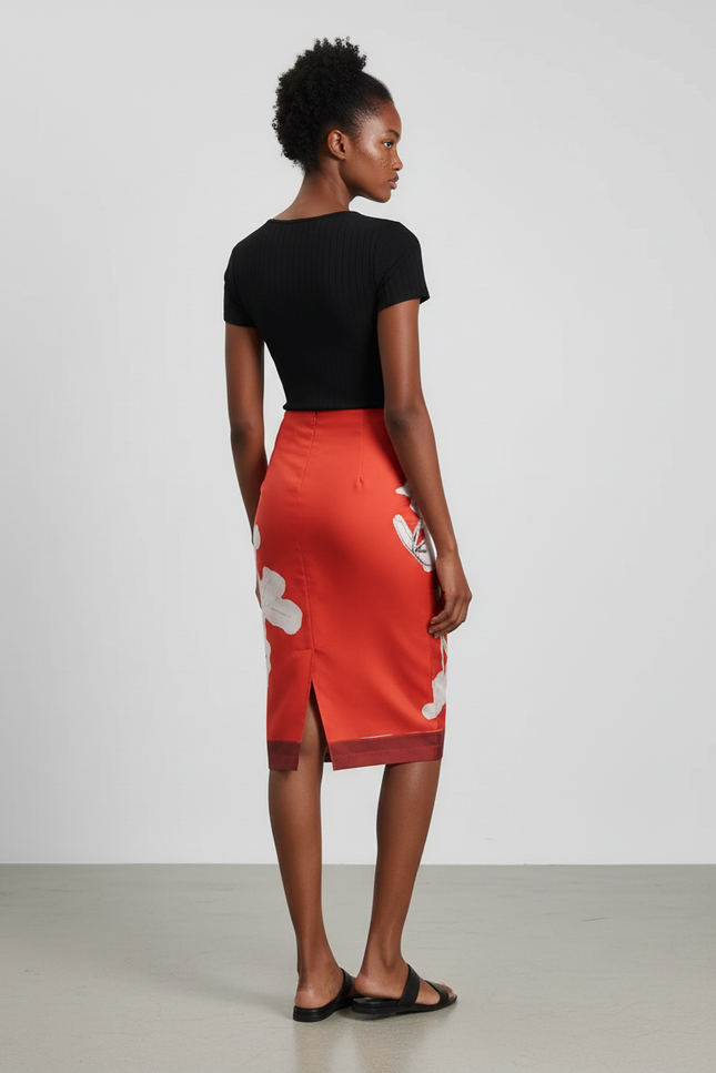 Jupe Crayon Imprimée