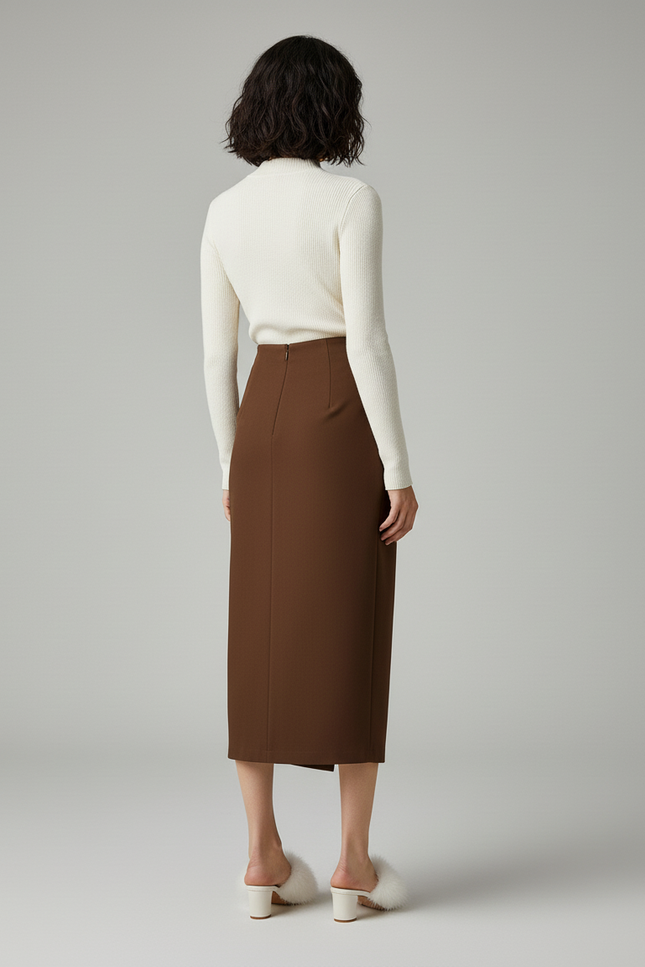 Jupe Crayon Portefeuille