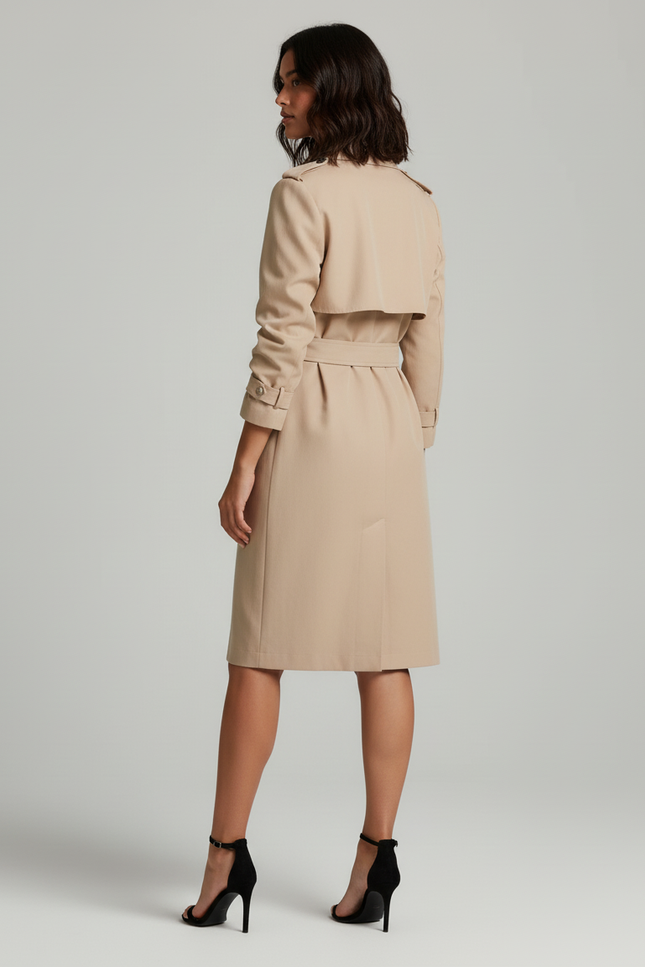 Jupe Crayon Rouge Laquée Chic