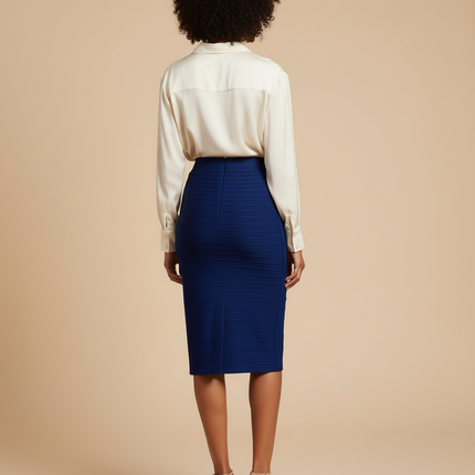 Collection image for: Jupe Crayon Bleu Marine