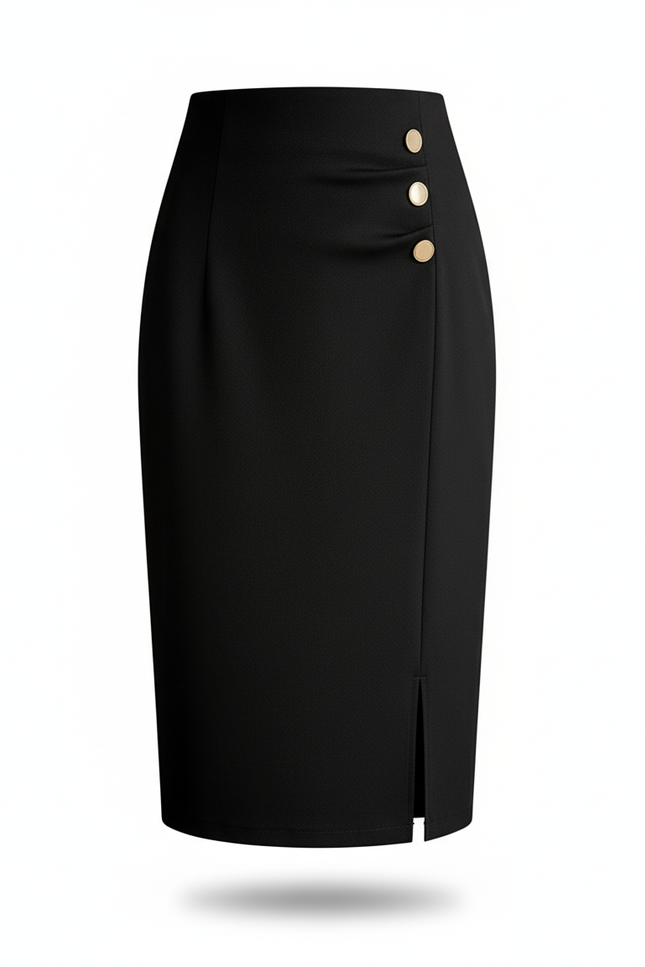 Tailleur Jupe Crayon Taille Haute