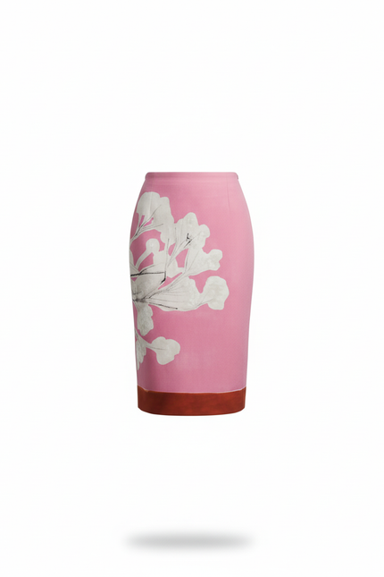 Jupe Crayon Fushia