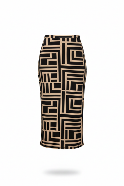 Jupe Crayon Ethnique