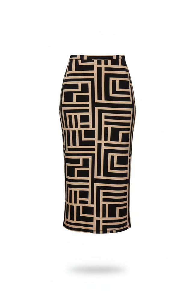 Jupe Crayon Ethnique