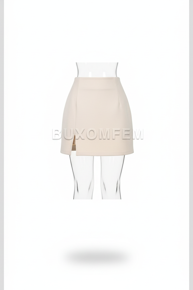 Jupe Crayon Mini Fendue Sexy