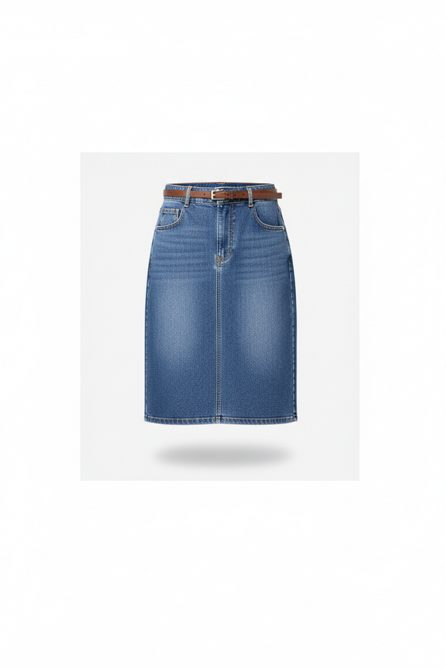 Jupe Crayon Jean Femme