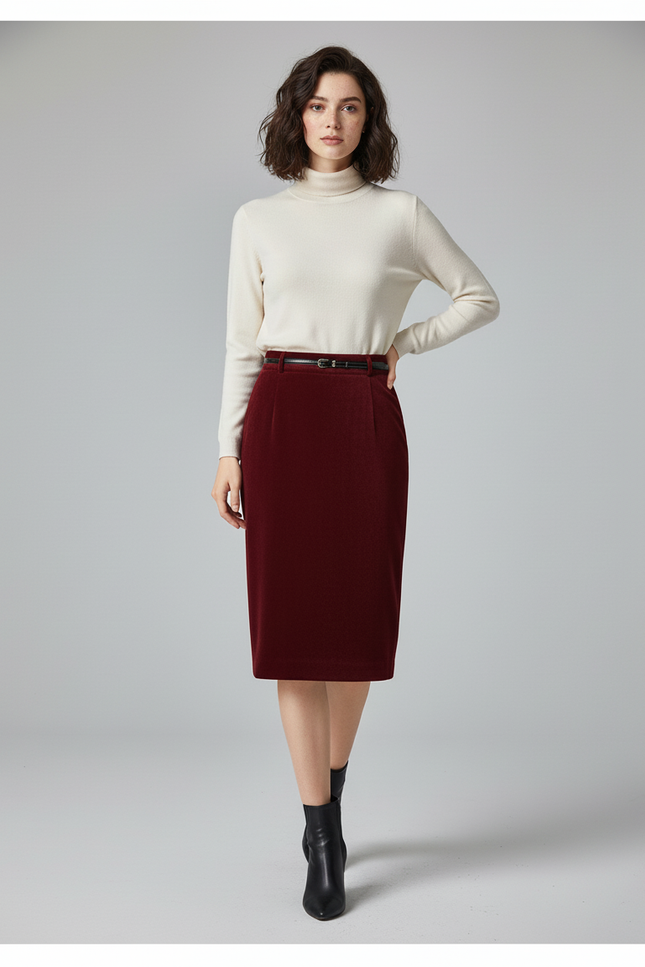 Jupe Crayon Pour Ronde