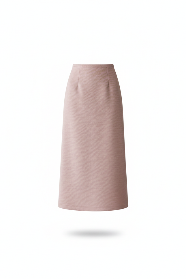 Jupe Crayon Rose Longue Élégante