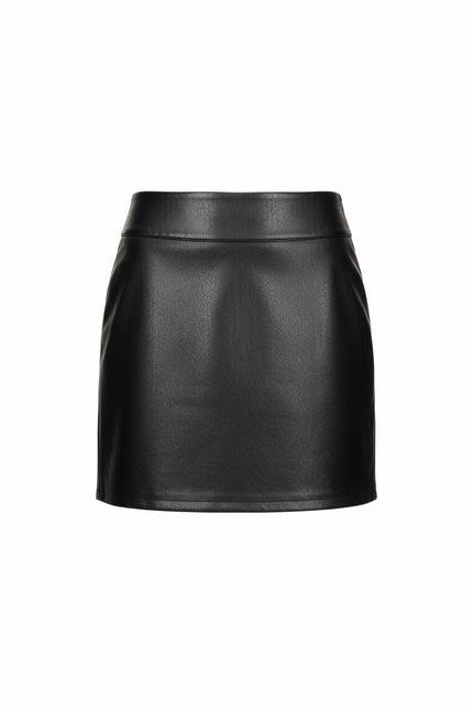 Jupe Crayon Brillante Noire Chic