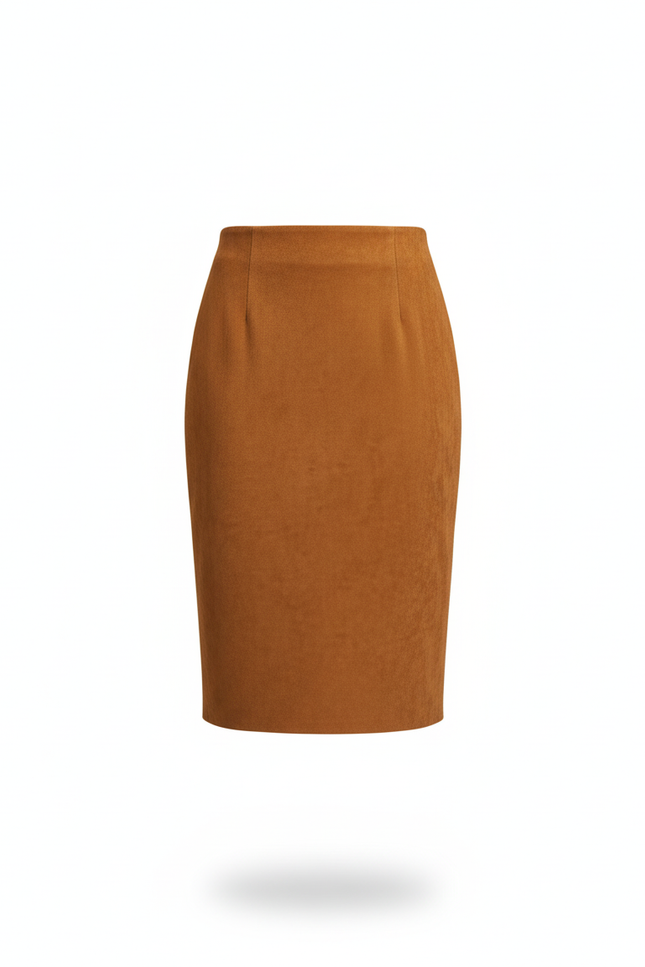 Jupe Crayon Camel
