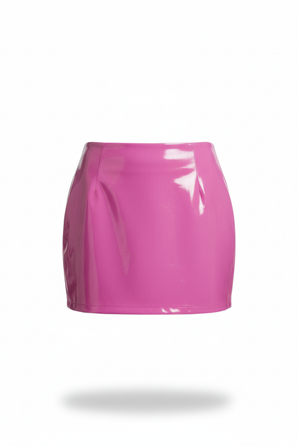 Jupe Crayon Rose Brillante Chic