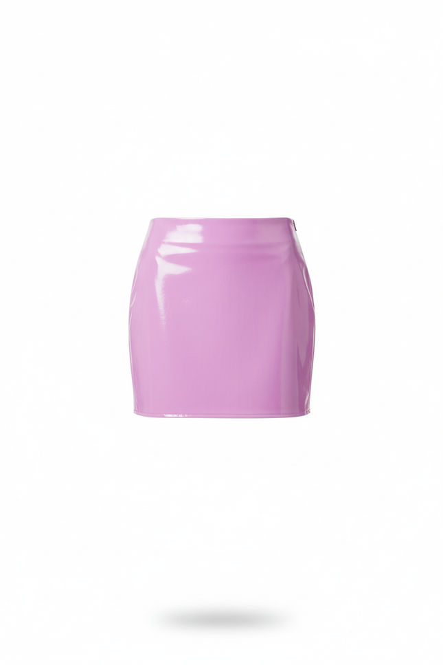 Jupe Crayon Mini Rose Vernie Chic