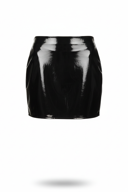 Jupe Crayon Noire Vernis Chic