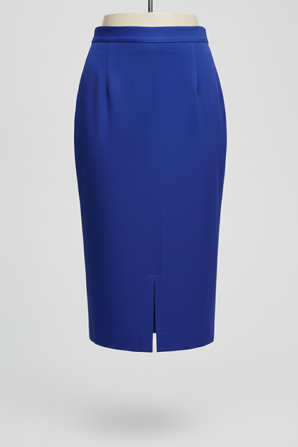 Jupe Crayon Bleu Roi