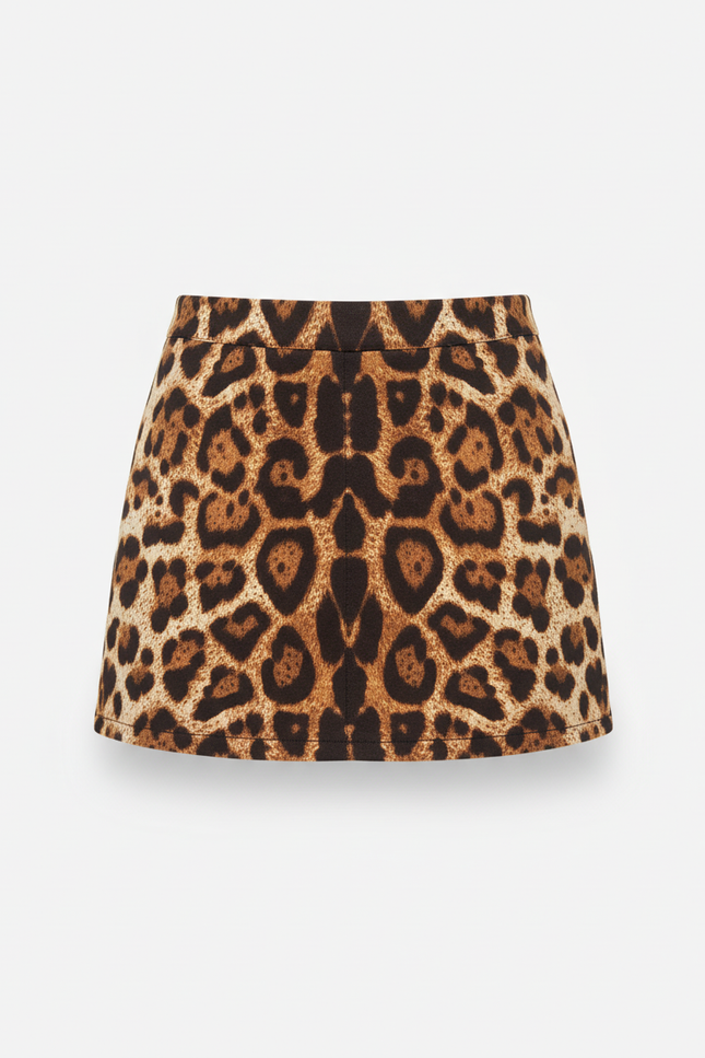 Jupe Crayon Moulante Léopard Sexy