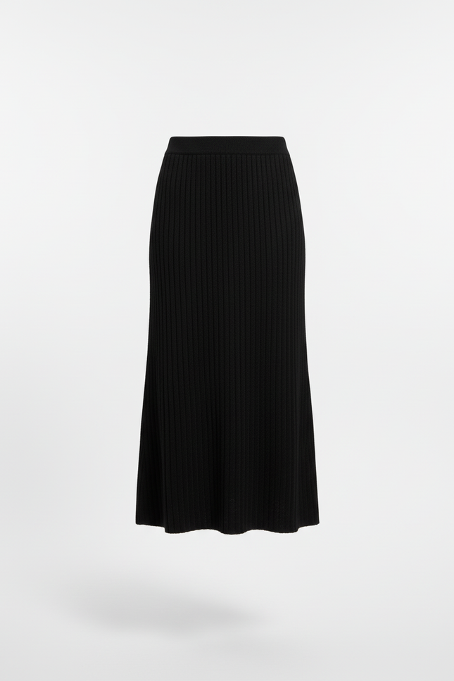 Jupe Longue Crayon Noire