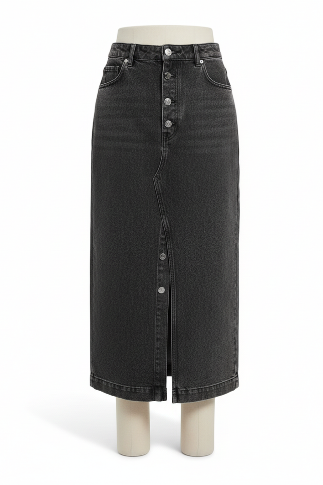 Jupe Crayon Taille Haute Jean