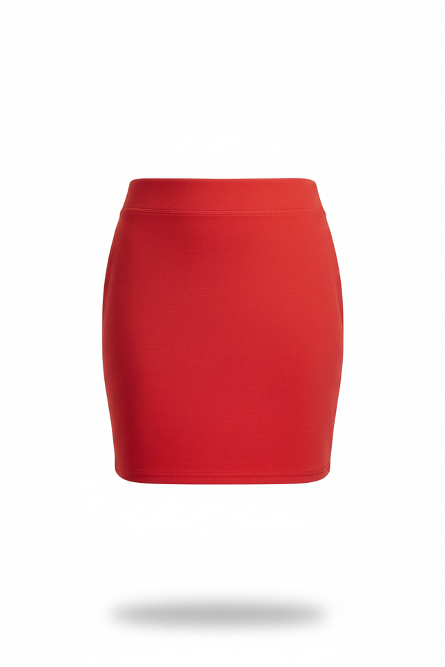 Jupe Crayon Rouge Mini Chic