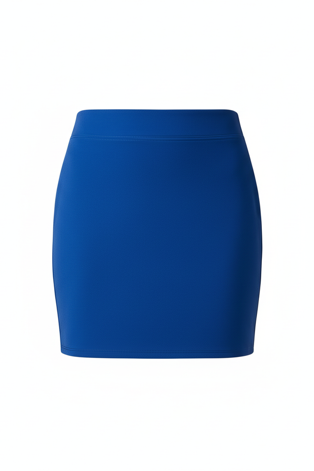 Jupe Crayon Bleu Roi Mini Chic