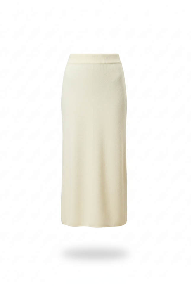 Jupe Crayon Blanc Cassé