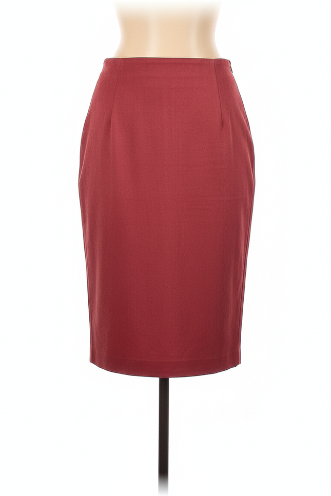 Jupe Crayon Taille Haute Bordeaux